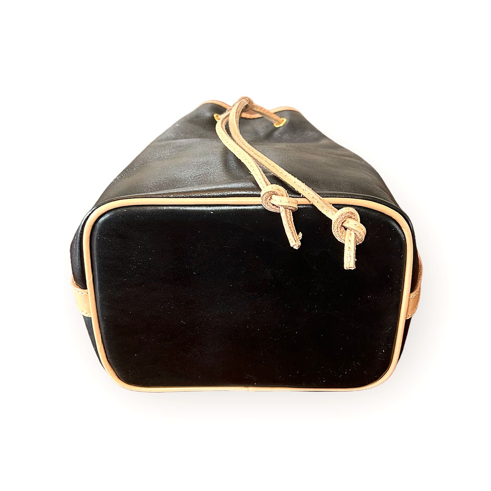 Thumbnail: Soft Leather Bucket Bag | Drawstring Bucket Bag | Theugi New York