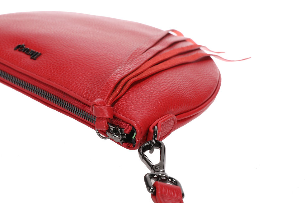 Miniaturbild: Crossbody Bag "The LoriAnn Half Moon - Red"