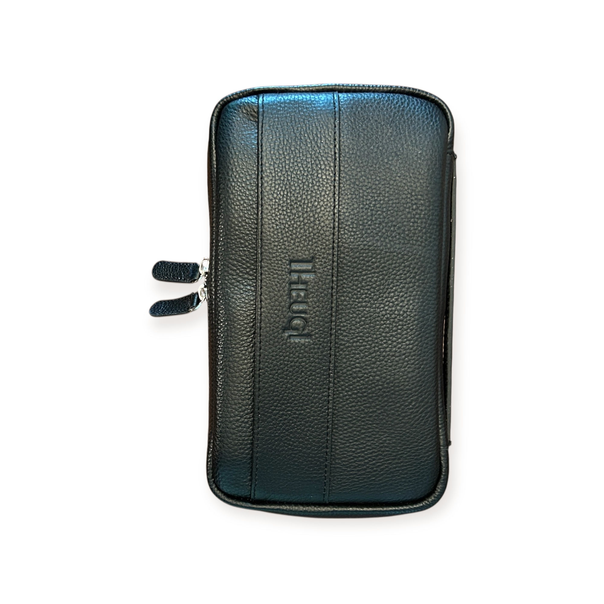 Leather Cigar Case- Black and Red