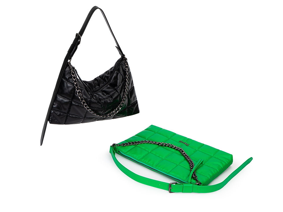 Thumbnail: Calfskin Leather Bag | Tabitha Hobo Pillow Bag | Theugi New York