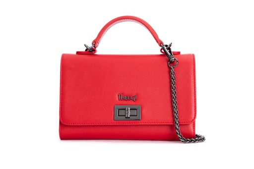 Miniaturbild: Dana Red Chain Crossbody Wallet