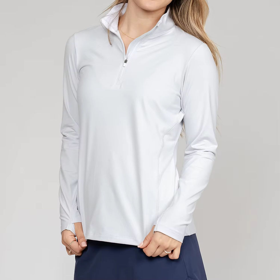 Thumbnail: UPG Womens 1/4 zip Warm Pull-over Sweater