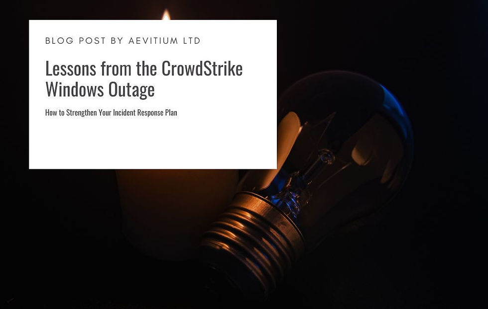 An switch off light bulb illustrating the impact of the CrowdStrike Windows Outage