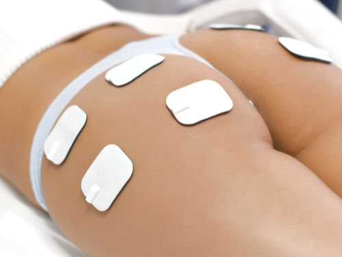 Aparatología de electroestimulación EMS para tonificar músculo