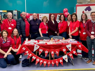 Raising Awareness on World Haemophilia Day at Belfast City Hospital