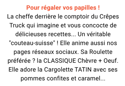 LES ROULETTES, le food-truck du 66 spécialisé dans les crêpes roulées ! www.lesroulettes.fr