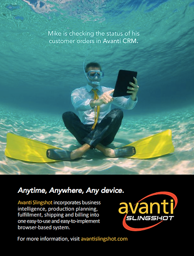 Avanti Slingshot - Full Page Magazine Ad