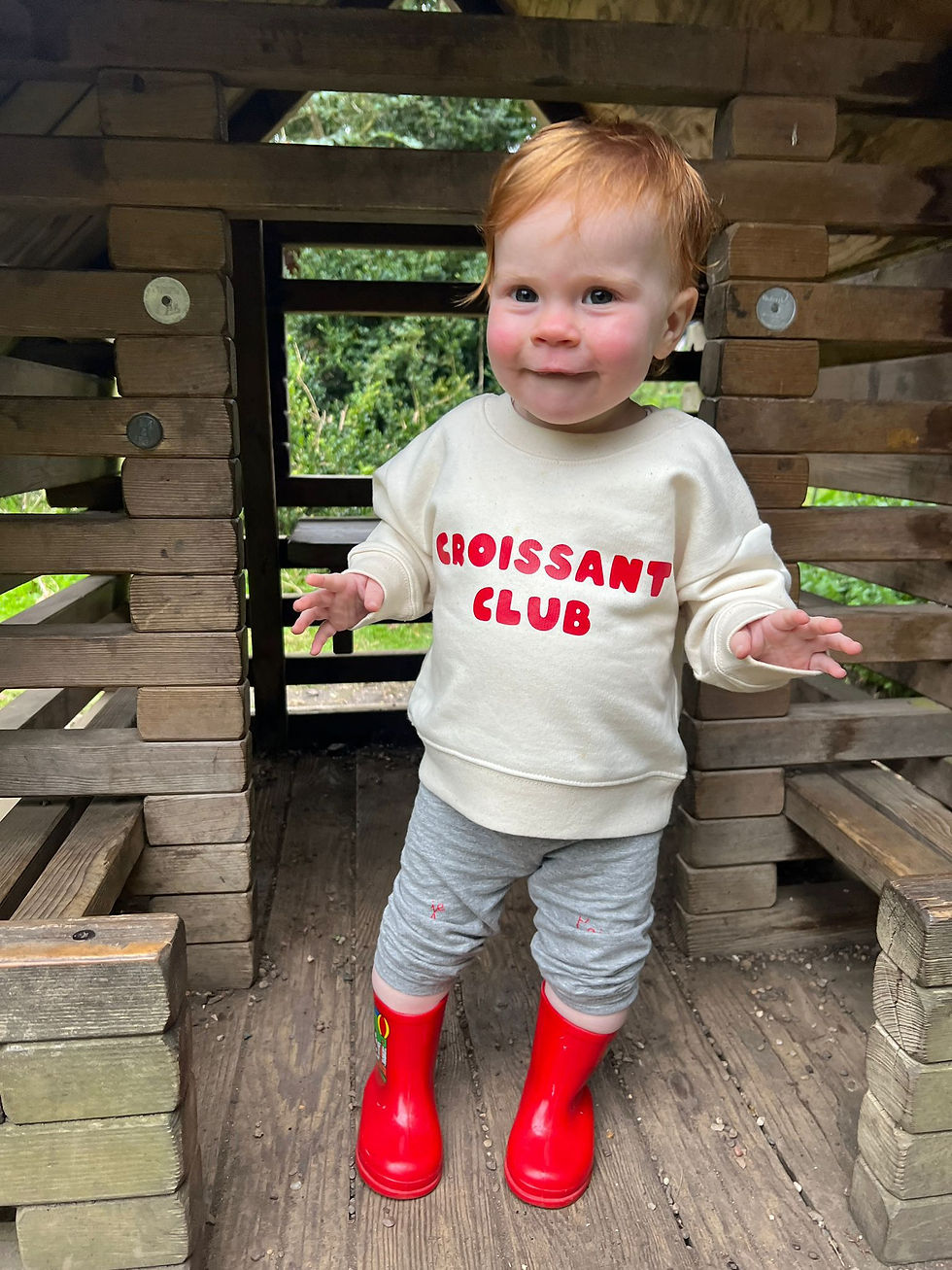 Thumbnail: Croissant club organic sweatshirt