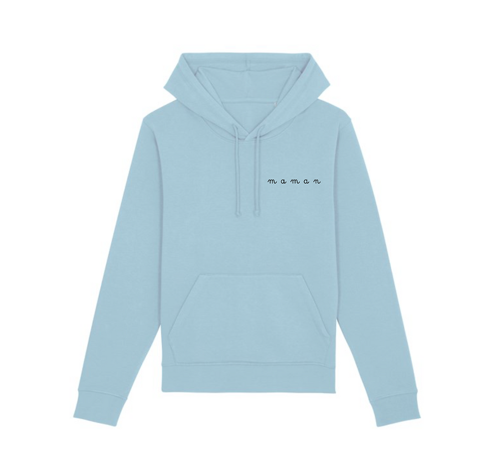 Thumbnail: Organic hoodie Sky Blue