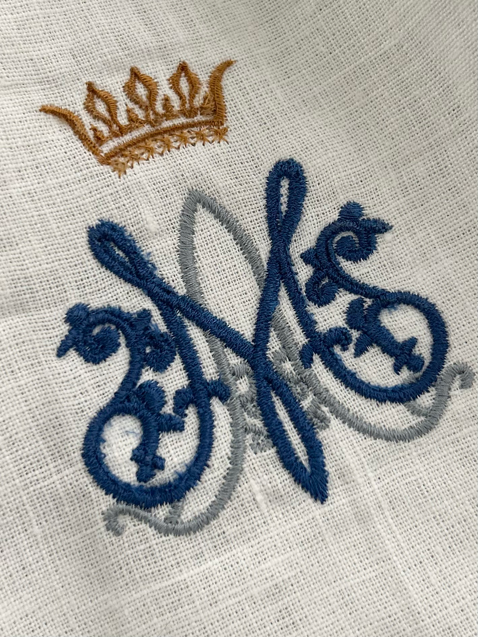 Thumbnail:  Ave Maria Embroidered Baptismal Gown