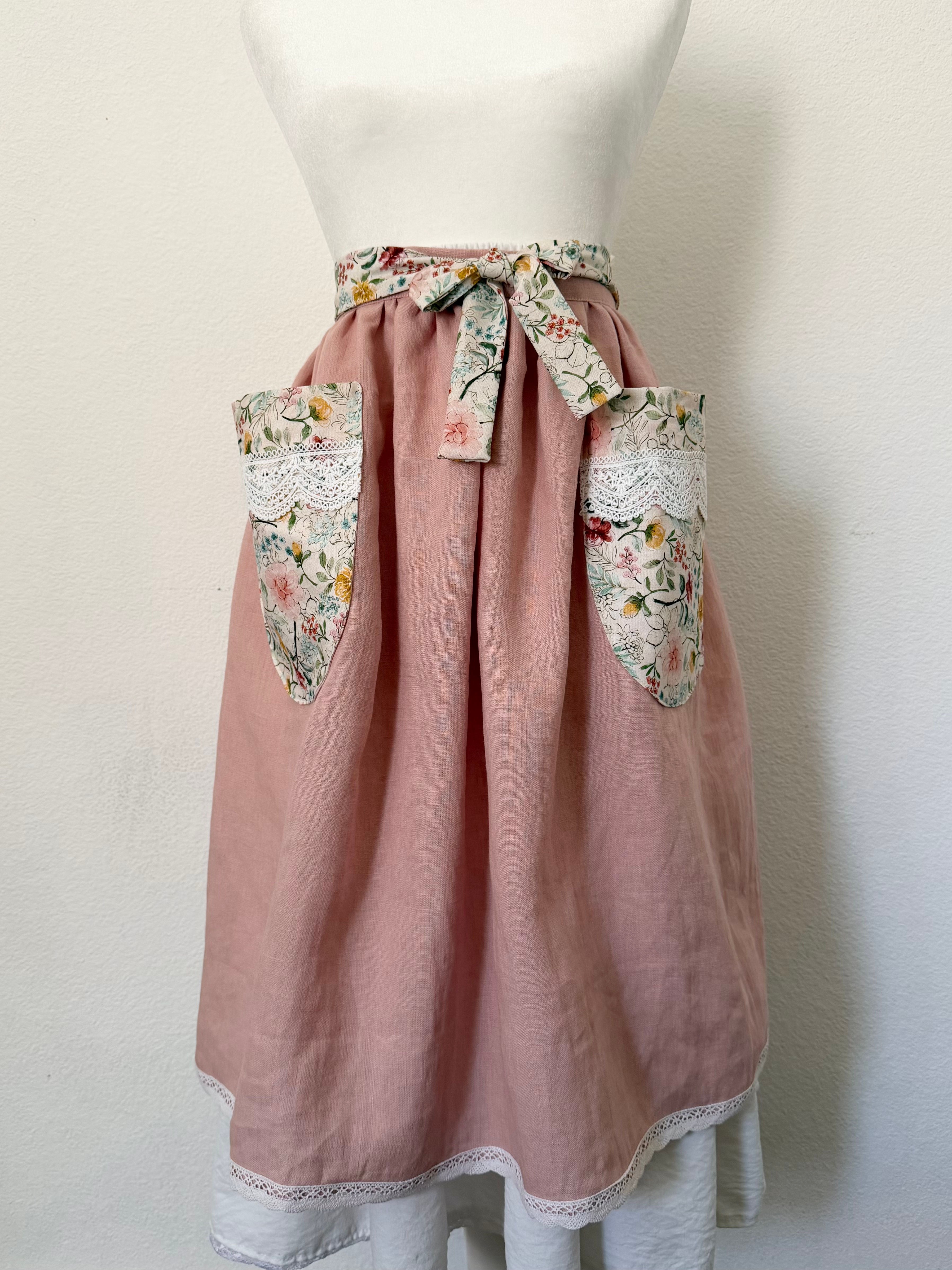  Our Lady, Queen of May “3-Way” Half Skirt Apron | Spring Saints Collection