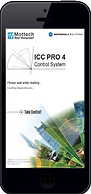 אפליקציית ICC PRO על גבי טלפון נייד