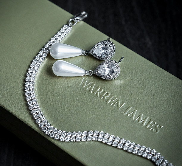 wedding jewellery close up photo.