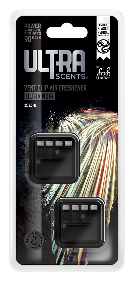 Thumbnail: Ultra Scents Mini Vent Diffusers Ultra Noir Twin Pack Packaging