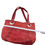 Thumbnail: Vintage Fossil Womens Red Leather Handbag Purse 13x10 SKU 7328