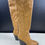 Thumbnail: Franco Sarto Women's Camel Stretch Tall Boots/Shoes Heels 4" Size 9M SKU 5163
