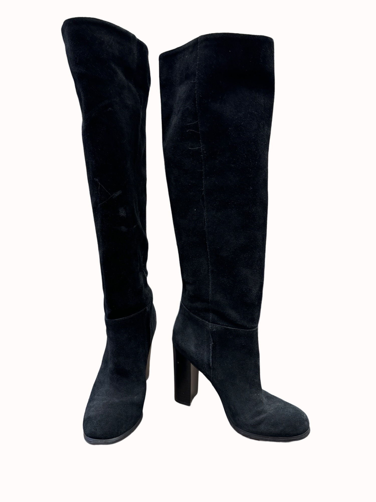 Sam Edelman women’s black leather OTK boots size 7.5m SKU 6277