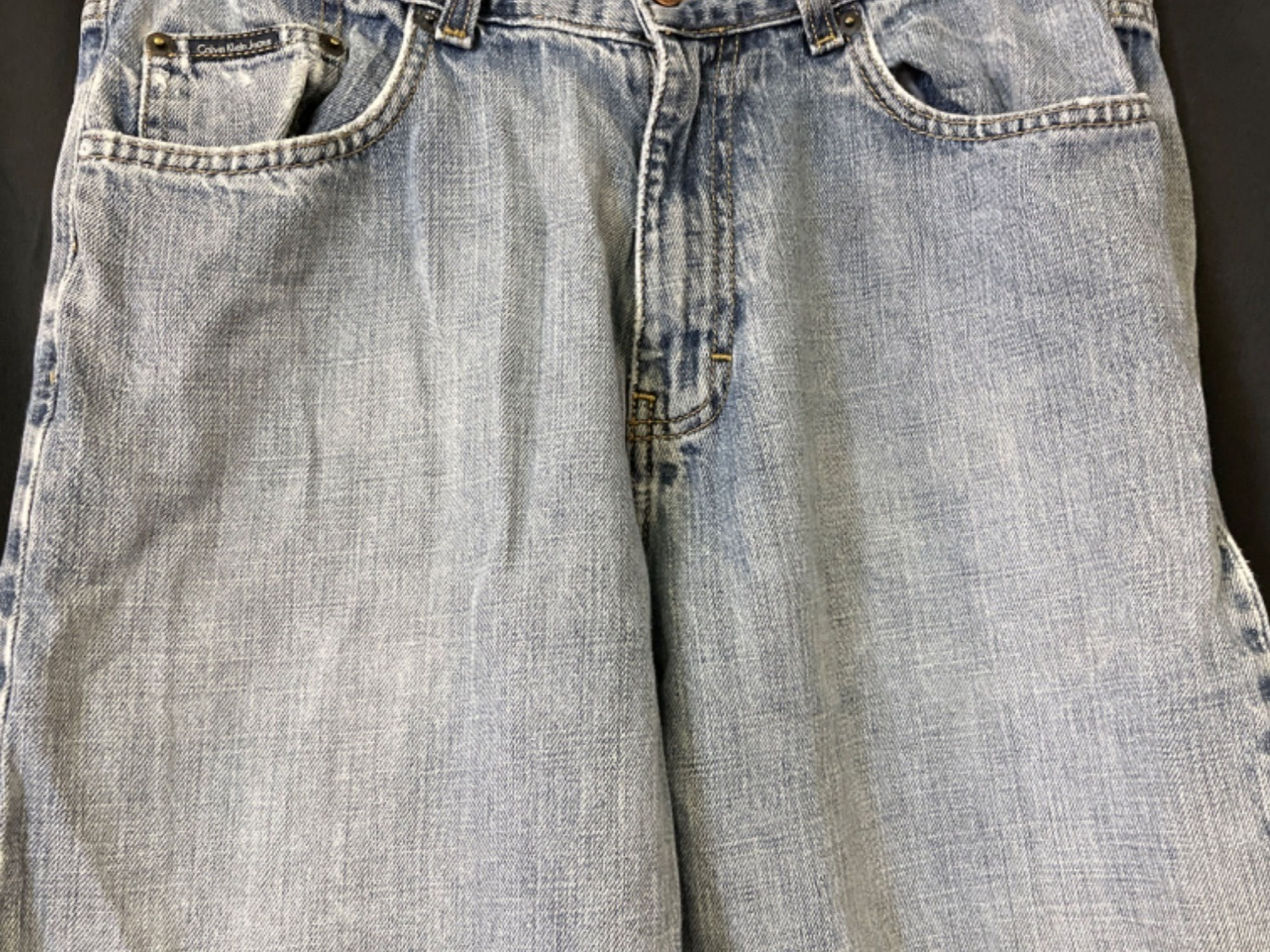 Calvin Klein Men's Blue Jeans/Slim Straight Sz 32 SKU 4439