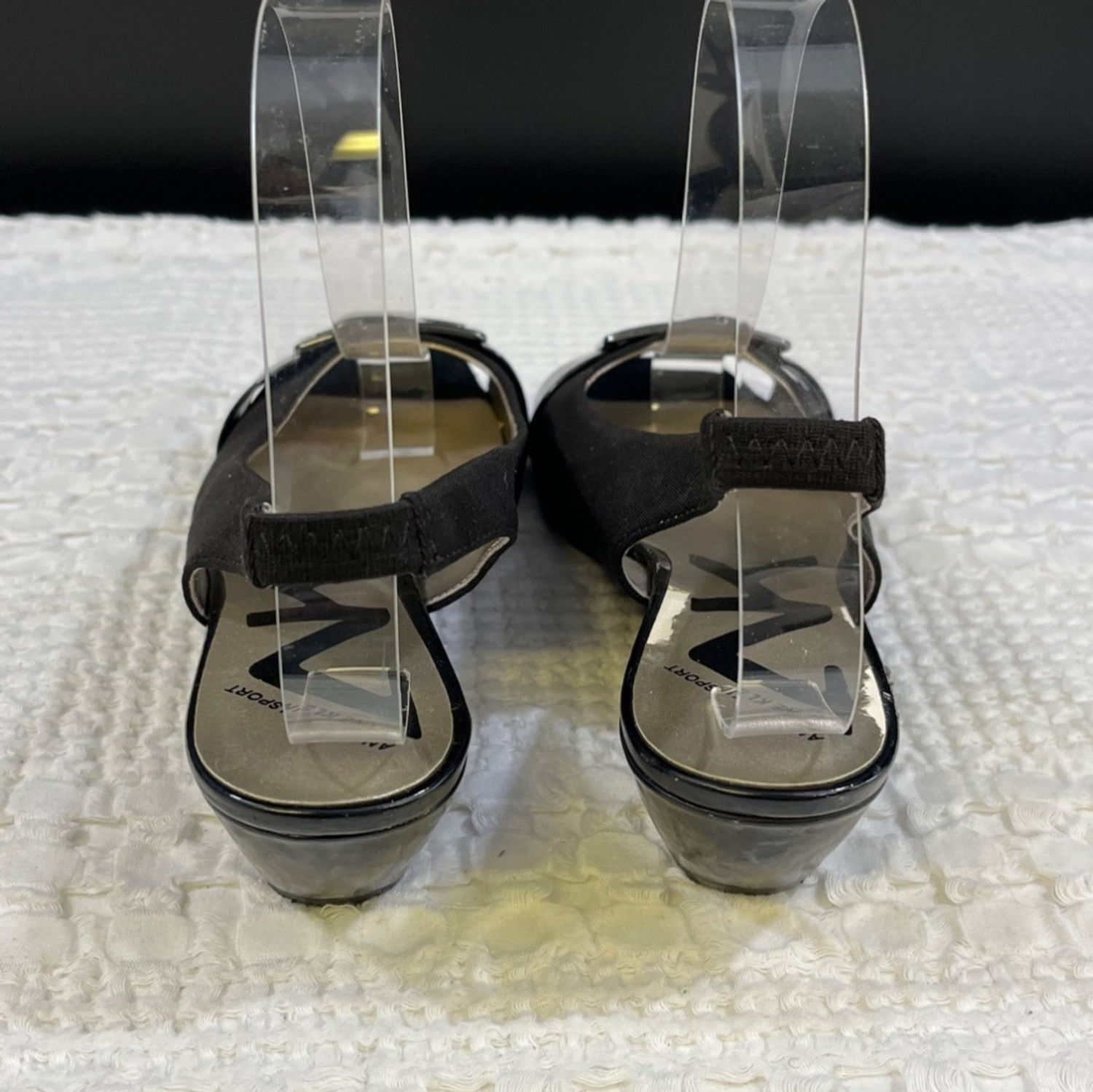 Anne Klein Sport Women's Black Shoes/Heels Sz 6.5M SKU 4759