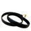 Thumbnail: Stacy Adams Mens Black Genuine Leather Belt With Gold Buckle 40" Long 1" Wide SK