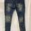 Thumbnail: Switch Remarkable Men's Blue paint splatter Jeans/ Slim Taper fit 34x32 SKU 4364