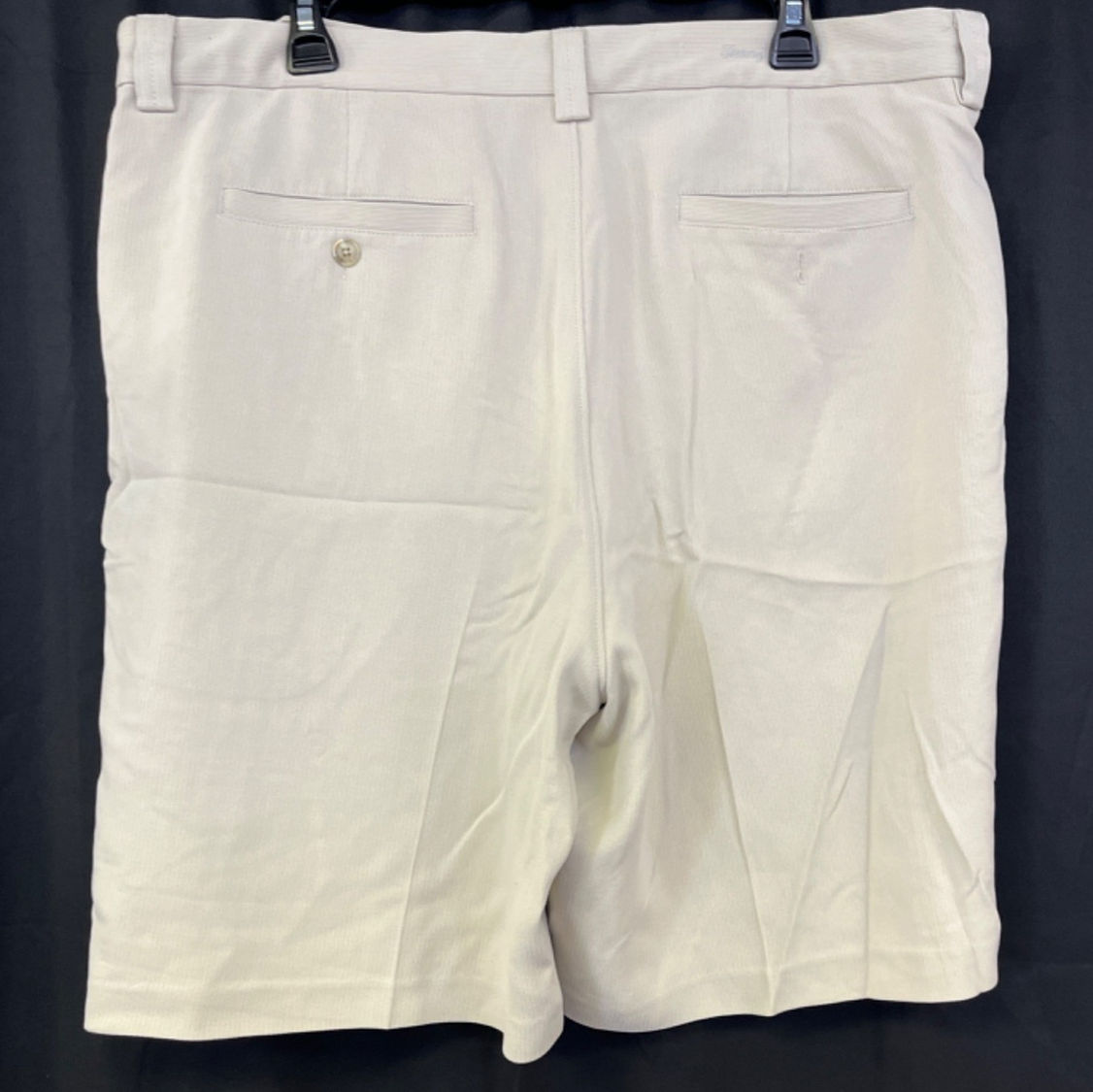 Tommy Bahama Men's Beige 100% Silk Chino Shorts Sz 38 SKU 5004