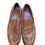 Thumbnail: Donald J. Pliner mens brown leather slip on loafer shoes 10M SKU 6834