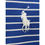 Thumbnail: Polo Golf Ralph Lauren SKU 7568 Blue and White Striped Performance Polo Shirt S