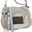 Thumbnail: B Makowsky Womens Tan Leather Crossbody Purse With Tassel SKU 6896