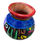 Thumbnail: Mexicano Hand crafter and painted Ceramic 3" Vase SKU 9144