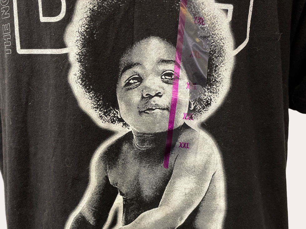 The Notorious B.I.G. Men's black Short Sleeve T-Shirt Size 2XL SKU 5984