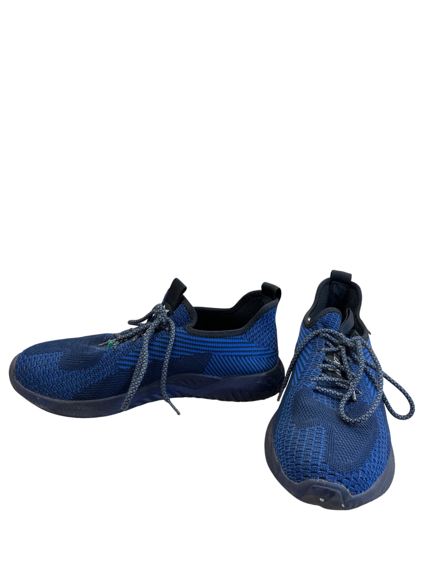 Suadex mens blue steel toe safety work shoes sneakers size 44/10 SKU 8442