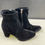 Thumbnail: Marc Fisher Women's Velvet Ankle Shoes/ Boots Heels 3" Size 6m SKU 4792