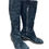 Thumbnail: UGG Australia Womens Black Leather Sheep Lined Knee Winter Boots Size 9 SKU 9213