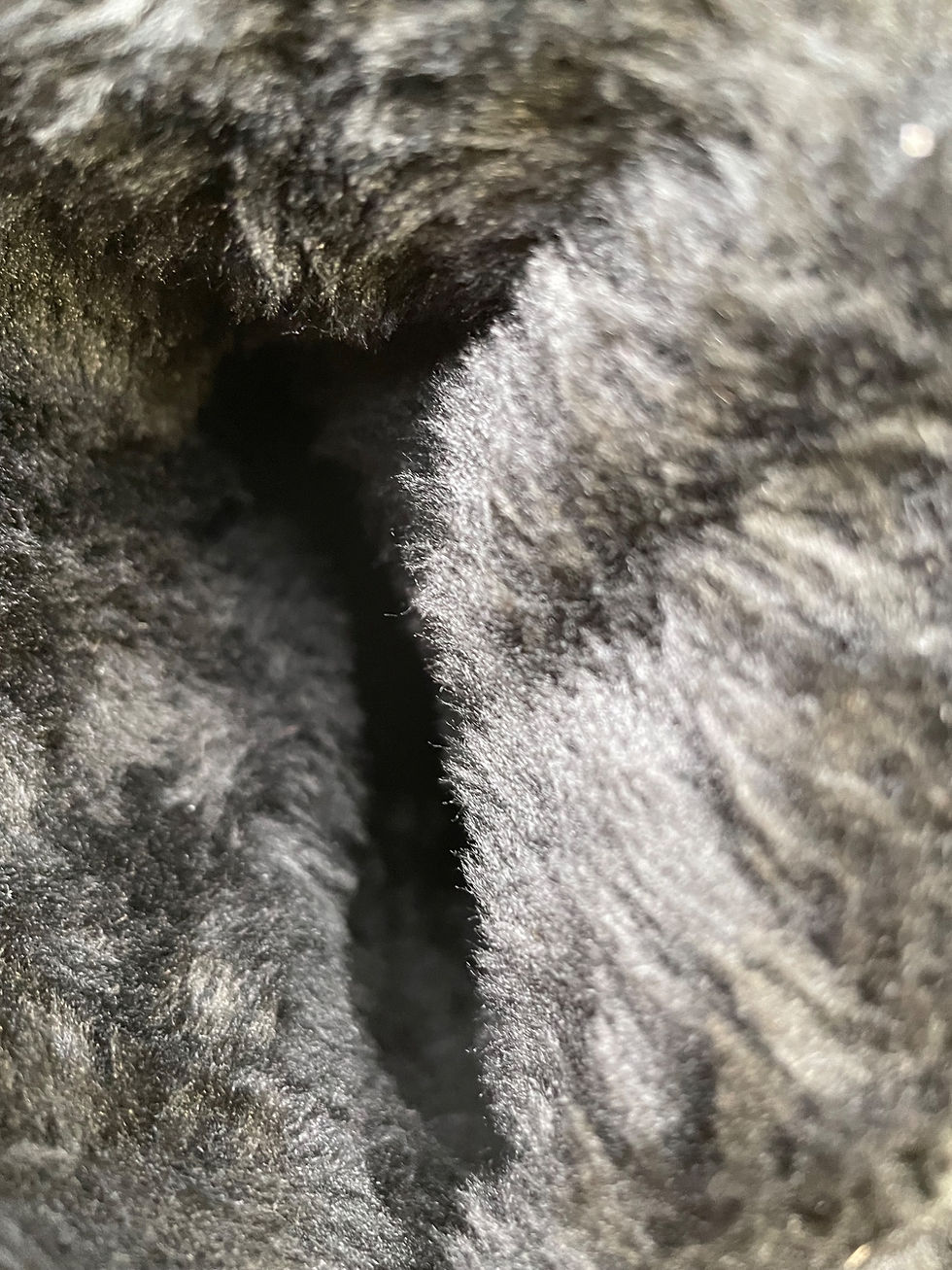 Thumbnail: Podjerety Womens Black Knitted Fur Ankle Boots Size 7 SKU 6725