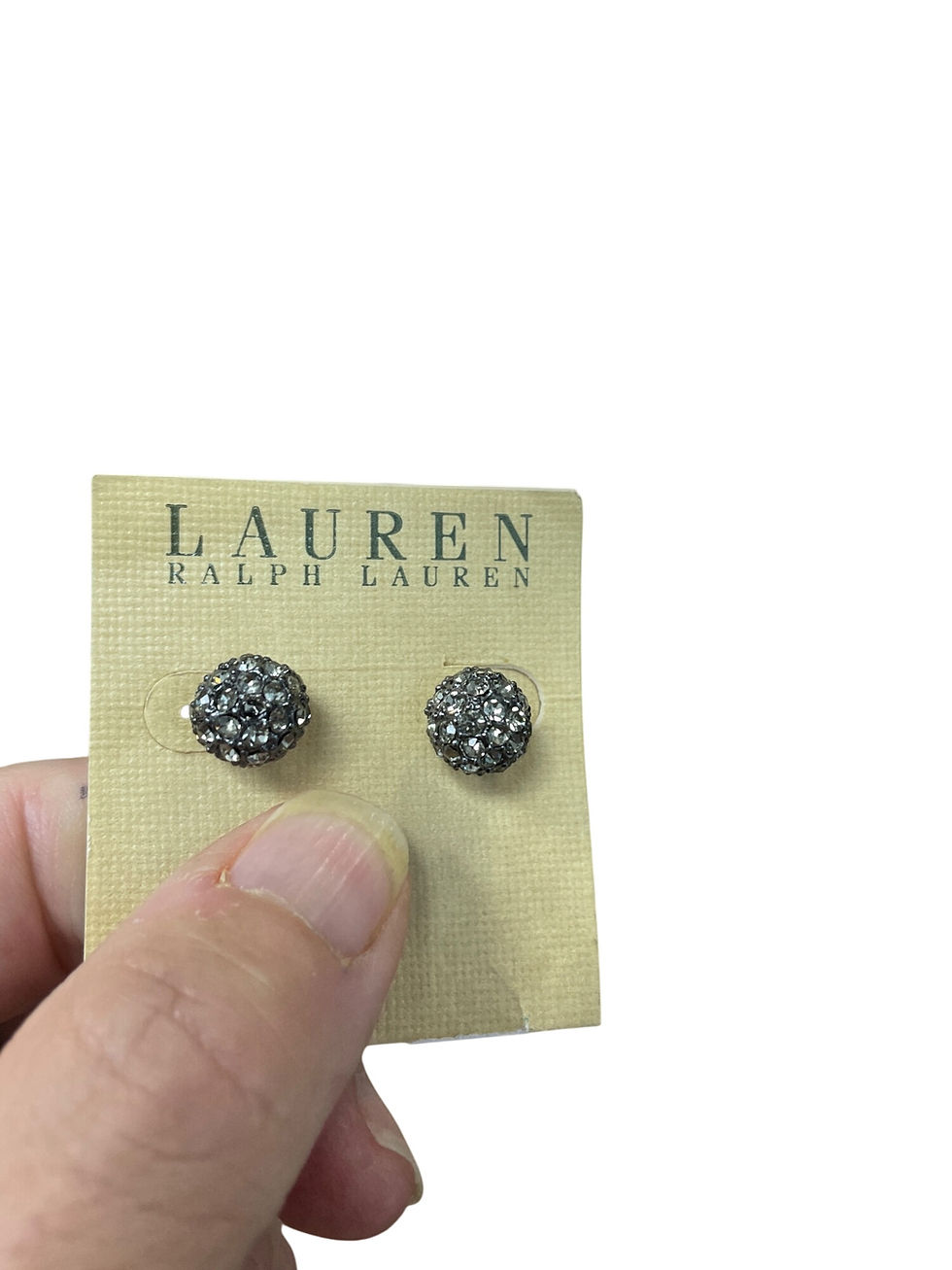 Thumbnail: Disney Heart Mickey & Lauren Ralph Lauren Crystal Ball Stud Earrings SKU 9688