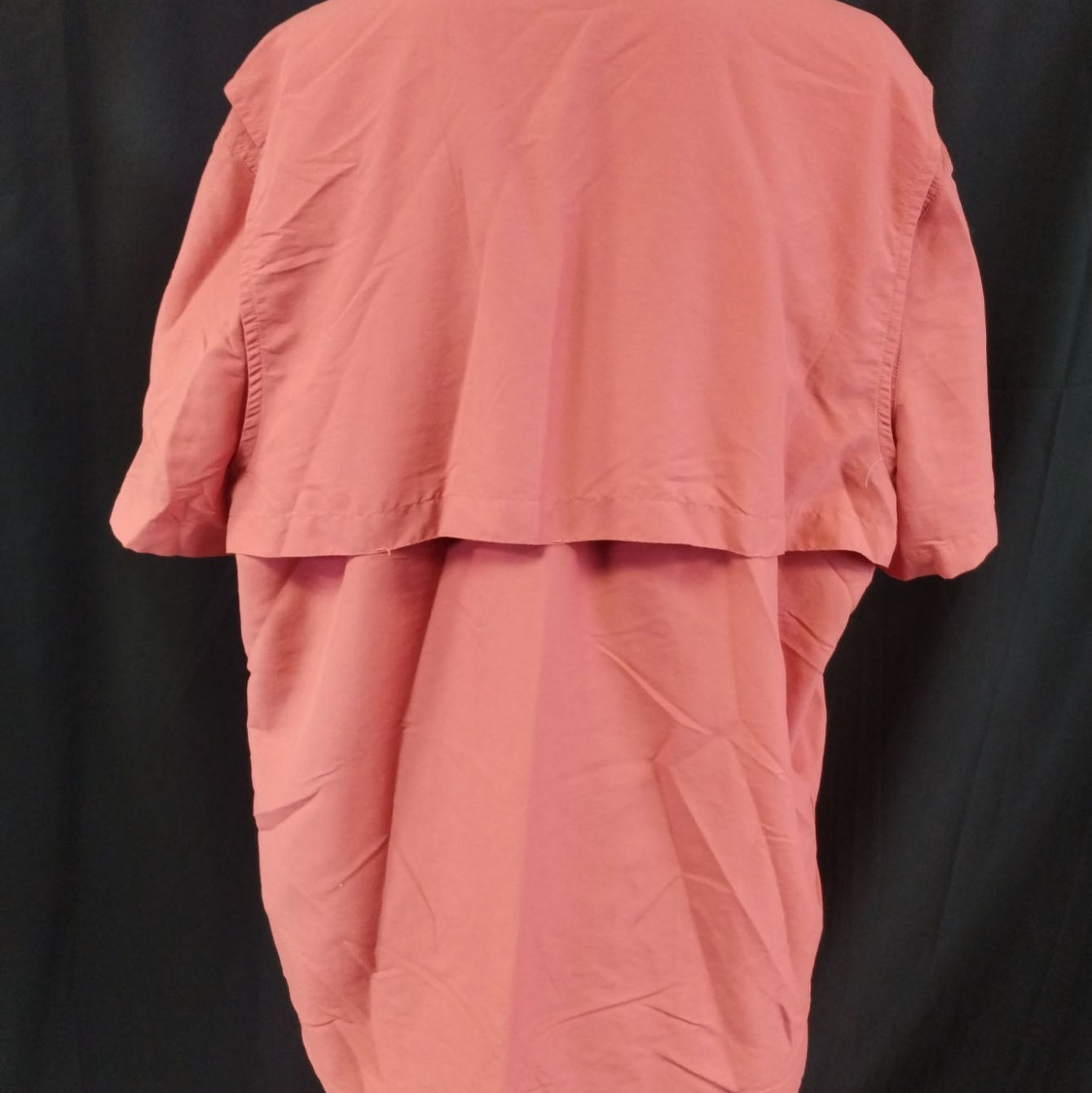 ST Johns Bay Men's Orange Red Fishing Shirt/Button up SzXL SKU3427