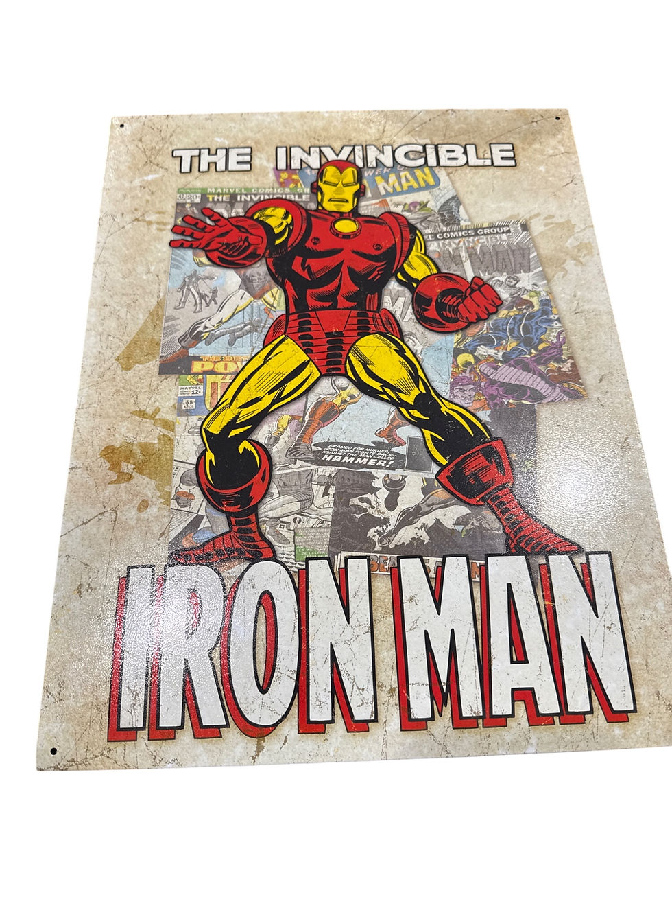 Thumbnail: Marvel Iron Man Retro Comic Style Metal Wall Sign SKU 7940