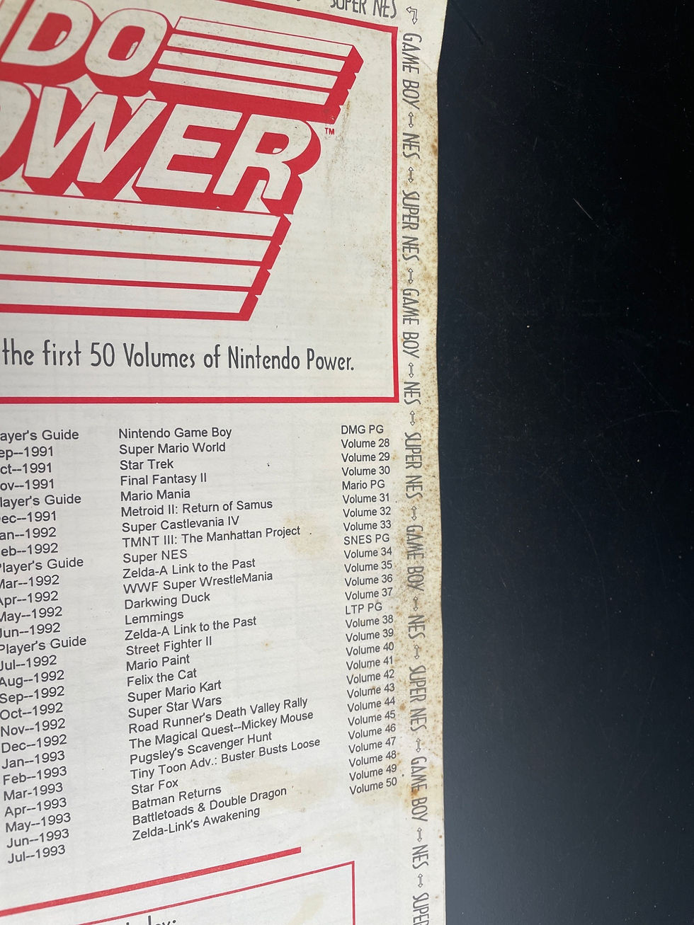 Thumbnail: Nintendo Power Index Complete Reference 50 Volumes SKU 3006