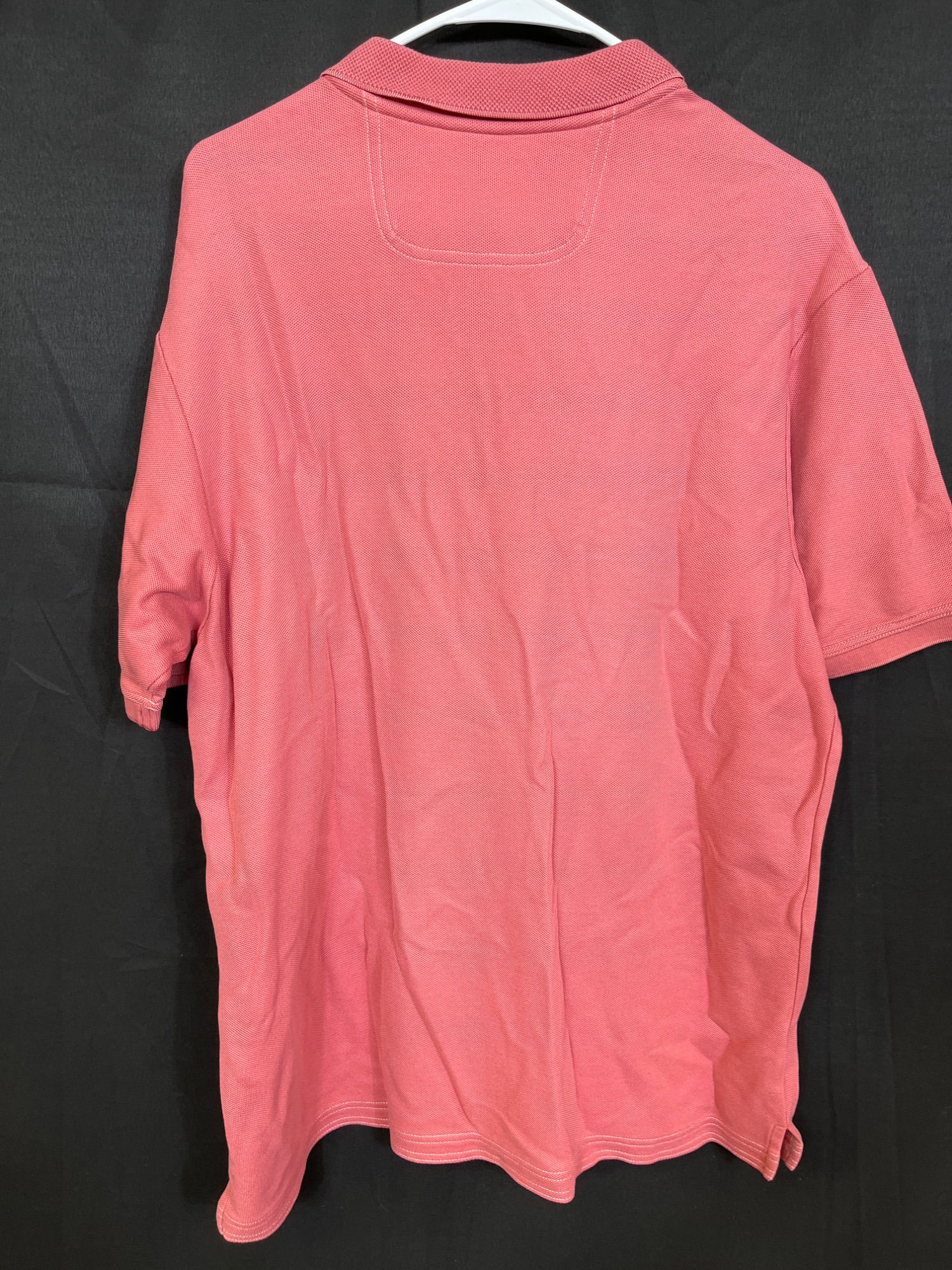Tommy Bahama SKU 440 Mens Coral Polo Shirt Short Sleeve Size L