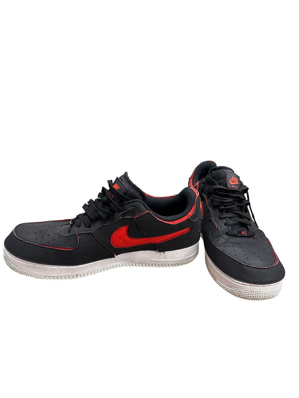 Thumbnail: Nike Air Force 1 Mens black chile low shoes sneakers 11 SKU 6826