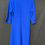 Thumbnail: Homeyee SKU 7628 Womens Blue Dress With sleeves Size XL