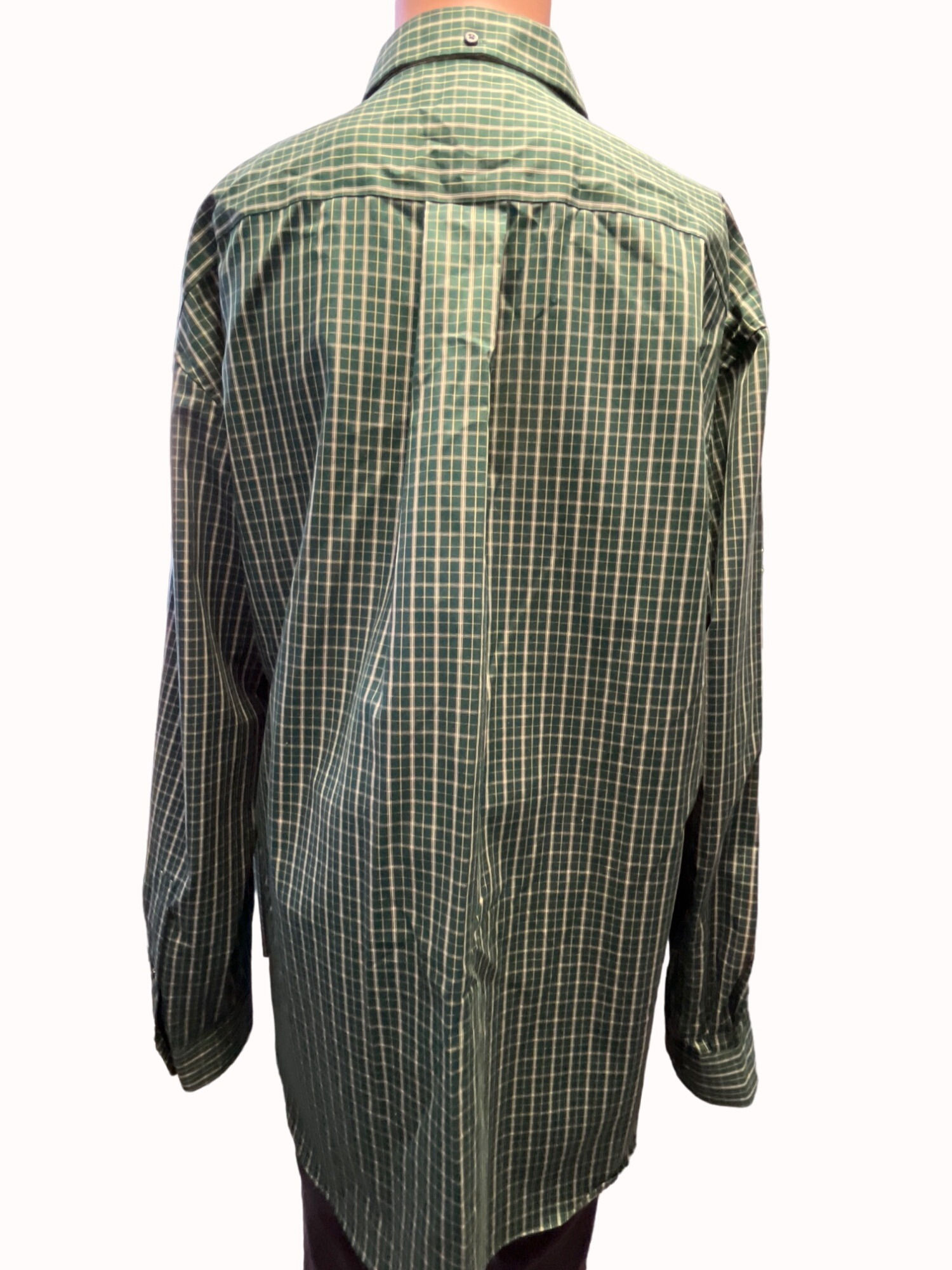 Duluth Trading Co. Men's Green Magnetic Button Up Shirt Size 2XL SKU 6284