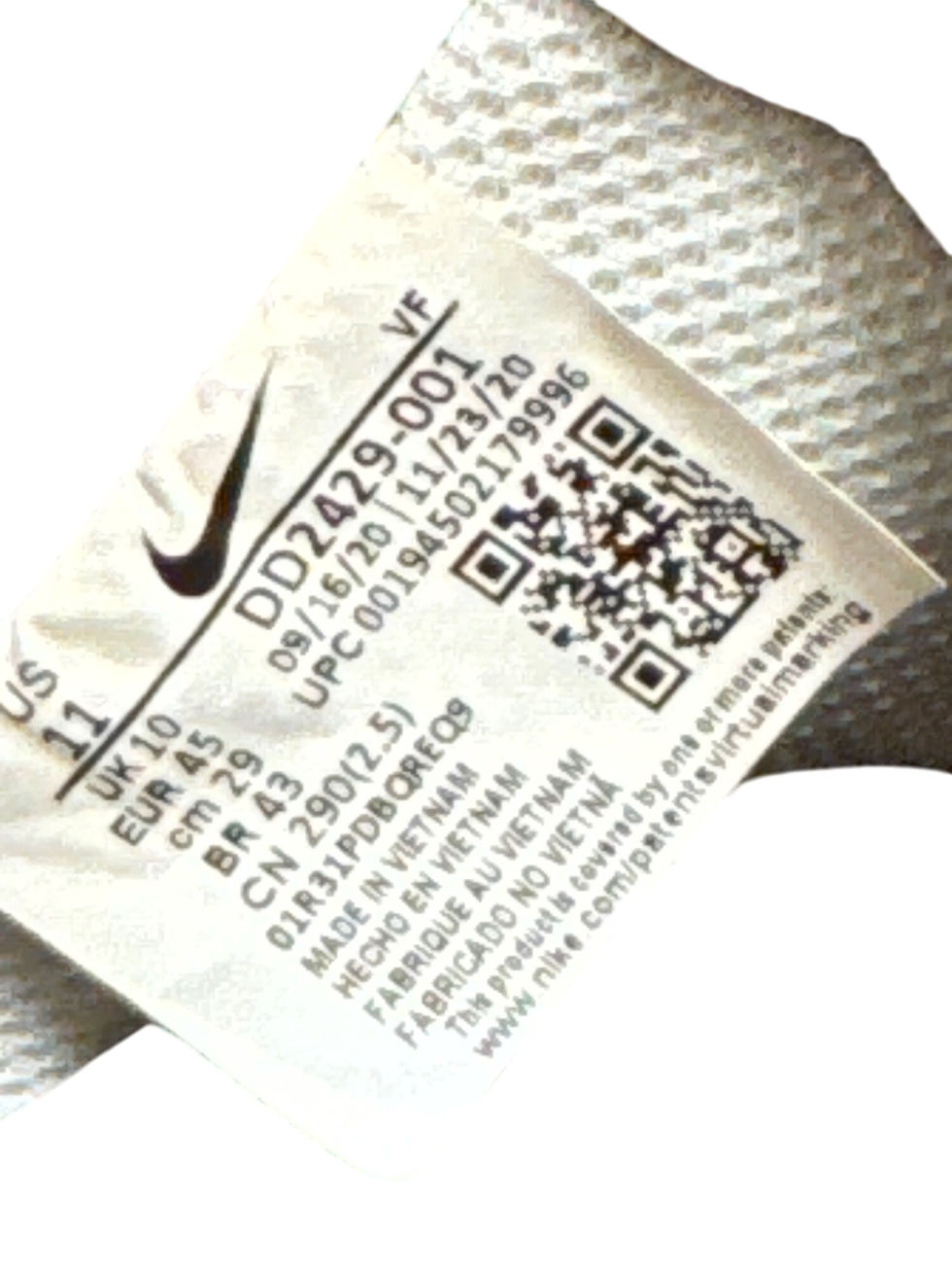 Thumbnail: Nike Air Force 1 Mens black chile low shoes sneakers 11 SKU 6826