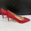 Thumbnail: Nine West Elsmore Women's Red Shoes/Heels Size 10M SKU 5768