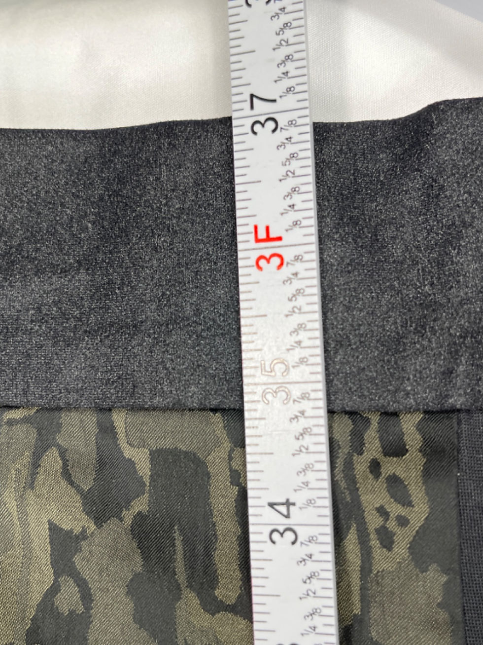 Thumbnail: Nicole Miller SKU 7663 Camo Print Zip Front dress Size 10