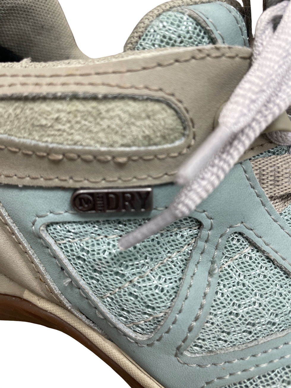 Thumbnail: Merrell Select Dry Form 2 womans green leather hiking sneakers Sz 8 SKU 9720