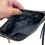 Thumbnail: Michael Kors womans Black Quilted Leather Wristlet Clutch Hand Bag SKU 9225