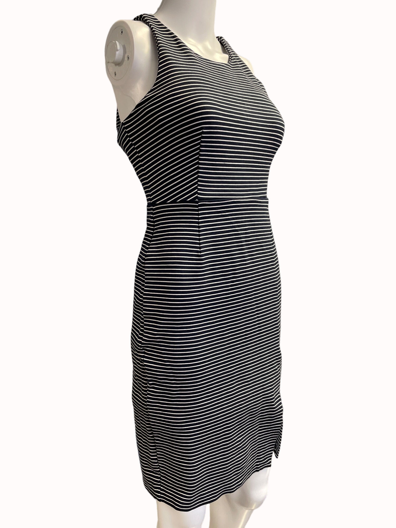 Banana Republic Womens Striped Blue and White Dress Size 0 SKU 6534