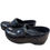 Thumbnail: Dansko Womens Black Leather Clogs Shoes Size 8.5 SKU 7180